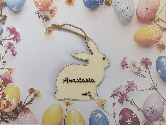 Personalised Easter Bunny Tag